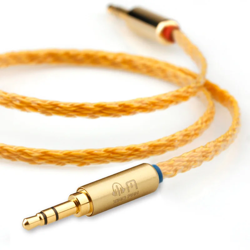 

Xiao Fan MK4 3.5mm to 3.5mm Custom interface Cable Aux Audio Cable for Car/Headphone/power amplifier/Oneplus 5t