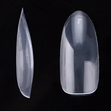 100 упаковок/Лот 500 овальные ногти наконечники круглые Fullwell прозрачные цветные Типсы для дизайна ногтей Розничная Артикул: A0015XX