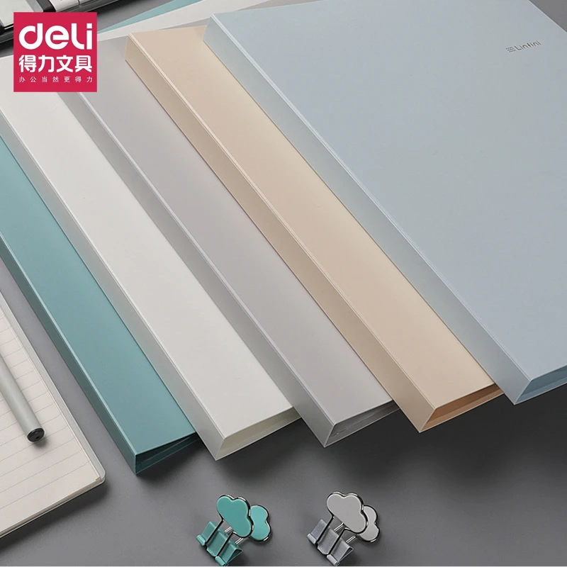 

Deli A4 Music Folder Can Modify The Transparency and Non-reflection of Loose-leaf Multi-layer Insert Files 72411
