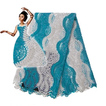 

Wholesale & Retail african guipure lace chemical lace fabric!high quality african tulle mesh lace free shipping ! high quality