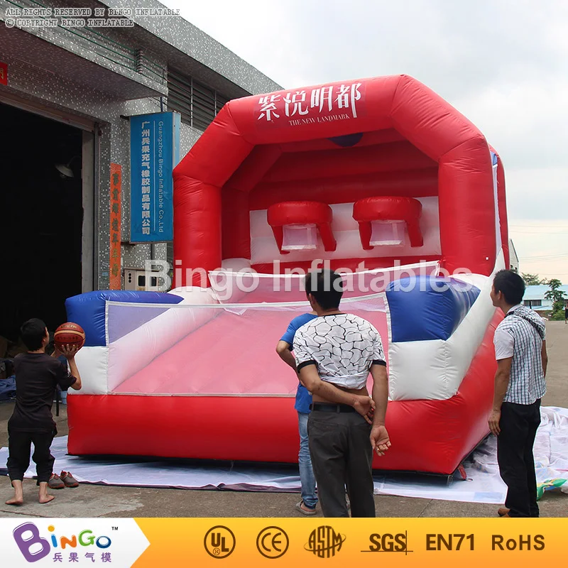 Free shipping Fling games toys inflatable basketball hoop for adults and children