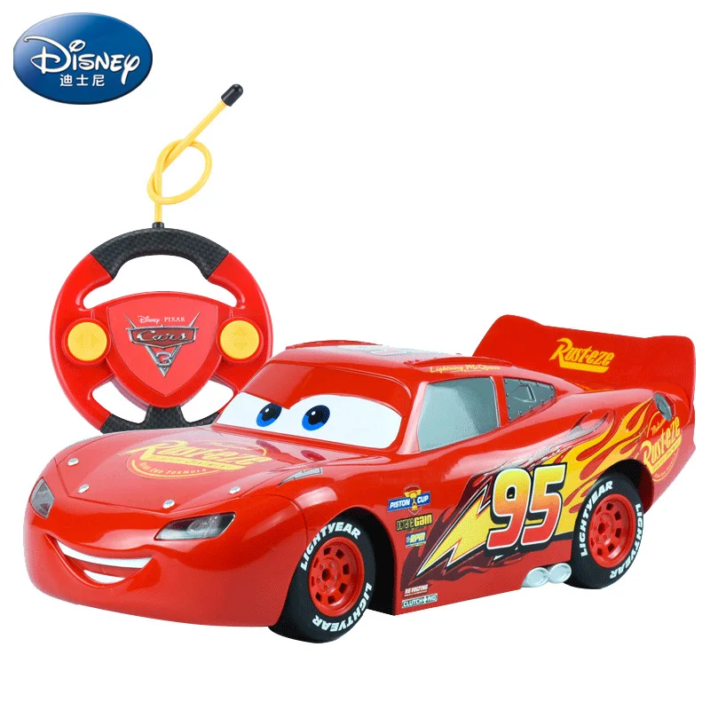 

Disney remote control car McQueen car racing mobilization 3 children boy remote control toy car