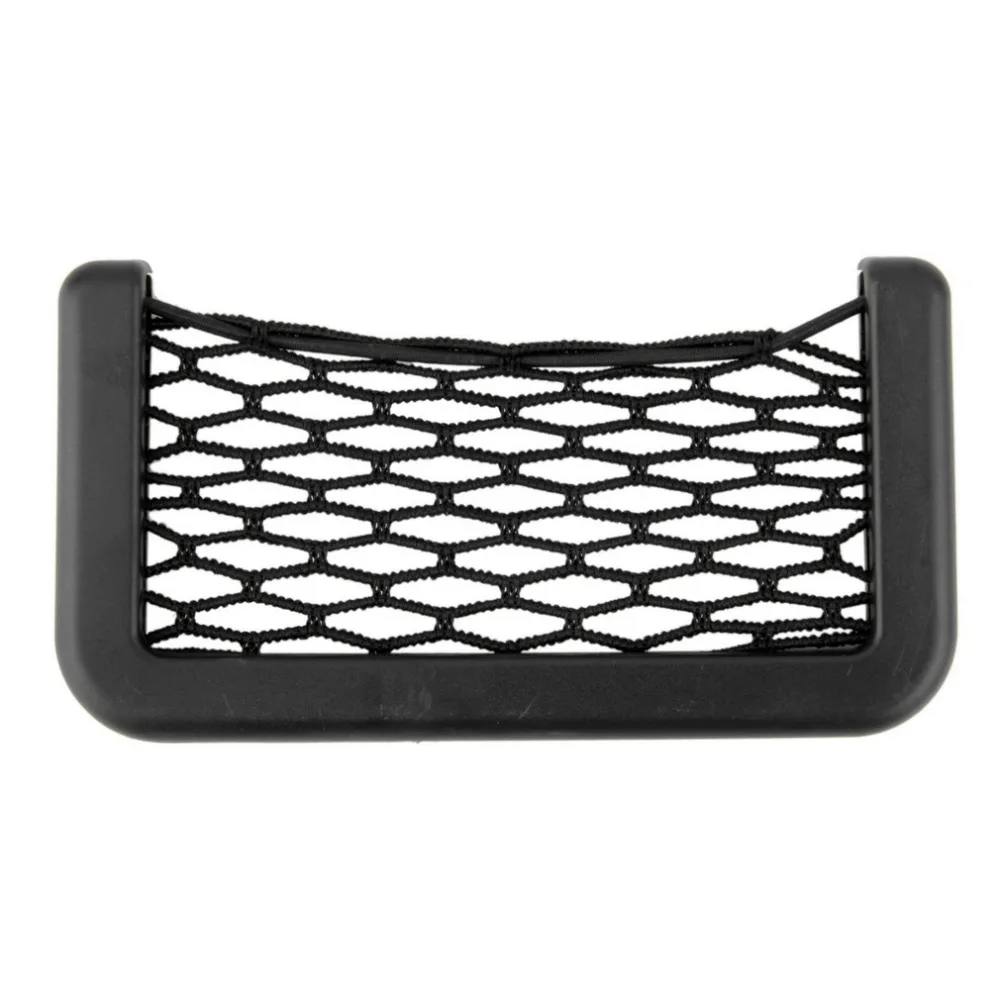 

New Car Storage Net Automotive Pocket Organizer Bag For Mobile Phone Holder Auto Pouch Adhesive Visor Box Car Accessories