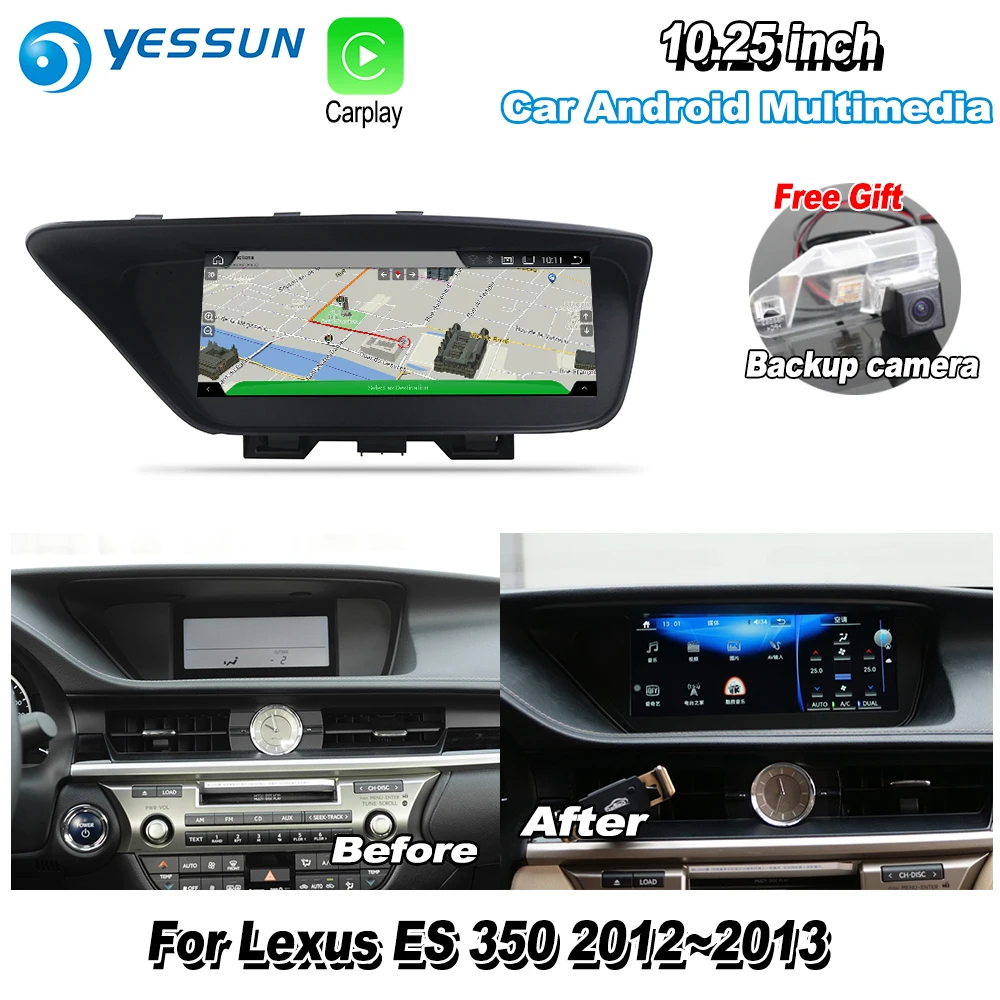 Sale YESSUN 10.25" For Lexus ES 350 ES350 2012~2013 Car Android Carplay GPS Navi maps Navigation Player Radio Stereo Camera no DVD 5 Sale YESSUN 10.25" For Lexus ES 350 ES350 2012~2013 Car Android Carplay GPS Navi maps Navigation Player Radio Stereo Camera no DVD 5