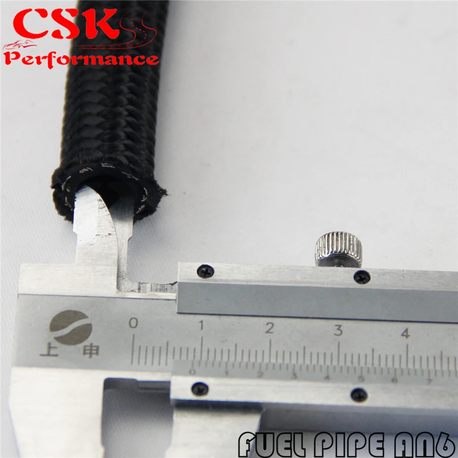 5 м нержавеющая сталь/нейлоновая оплетка 15KPSI AN6 6AN масло/топливная линия/шланг