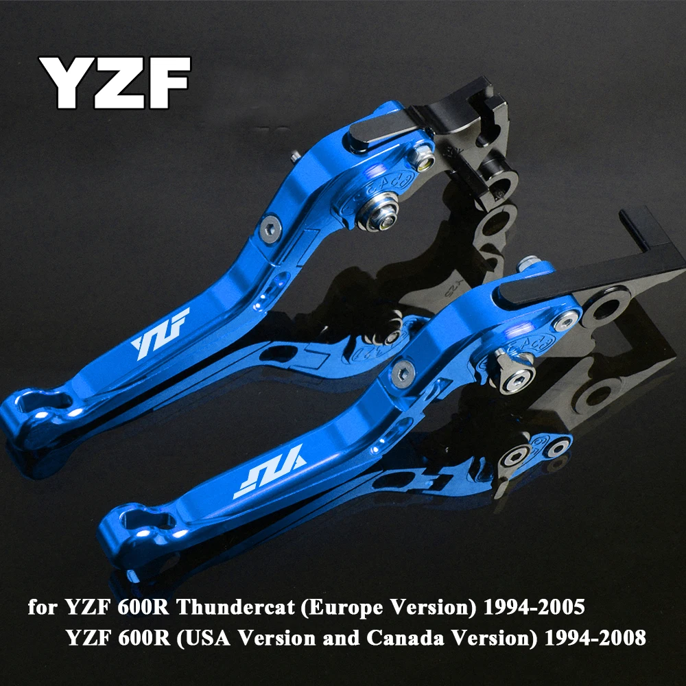 

Foldable Extendable CNC Motorbike Accessories Motorcycle Brake Clutch Levers For Yamaha YZF 600R Thundercat Europe USA Canada