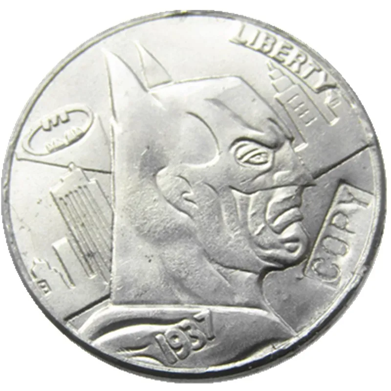 

BU(22)Hobo Nickel 1937-D 3-Legged Buffalo Nickel Rare Copy Coin