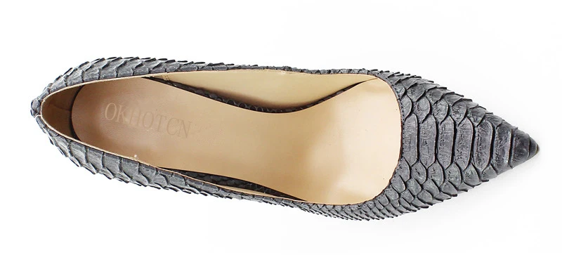 En Pompes De Sexy 12 Chaussures Okhotcn Qualité as Talons Femmes Femme Serpent Mode Cm Motif Véritable Haute Créateur Cuir As Picture Picture Marque pZYwITx