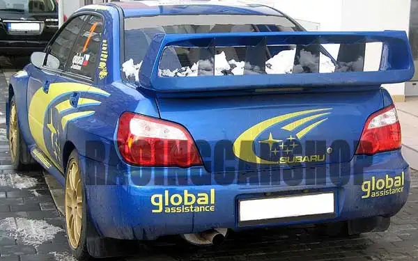 Окрашенный WRC спойлер Подходит для Subaru Impreza WRX STI 01-07 T020F