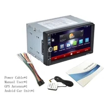 Professional Car MP3 Player 7 Polegada 16G HD 1024*600 Tela Capacitiva bluetooth 7 Colorido Função de Luz Android WI-FI quente