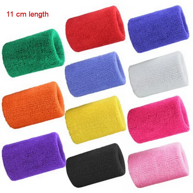 1Pcs Wrist Sweatband Tennis Sport Wristband Volleyball Gym Wrist Brace Support Sweat Band Towel Bracelet Protector 8 /11 /15 cm 5