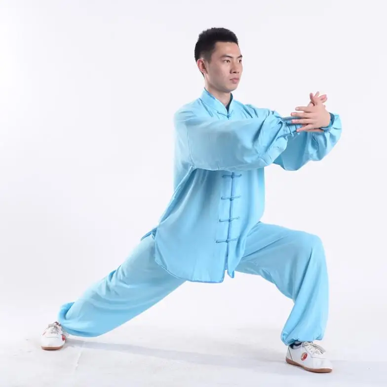 Китайский Стиль ушу TaiChi кунг-фу форма Wing chun костюм равномерное тайцзицюань футболка и Брюки для девочек