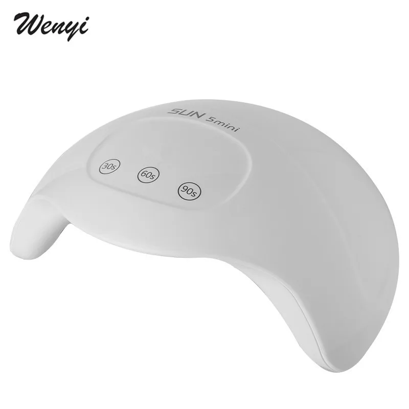 SUN 5mini UV LED Nail Lamp Gel Fast Curing Low Heat Mode Nail Dryer for