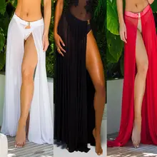 Женская летняя пляжная юбка-бикини, купальный костюм саронг, парео