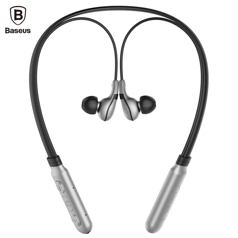 Baseus E16 Neckband Bluetooth Earphone with Mic V 4 1 Wireless Headphone Sport Running Stereo Auriculares