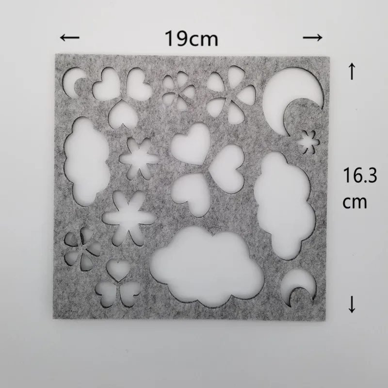 Ручной работы Войлок ремесленный шаблон инструмент DIY декоративные куклы одежда игрушки шерсть валяния шаблон плесень ремесла фетровые животные брелок - Цвет: 4