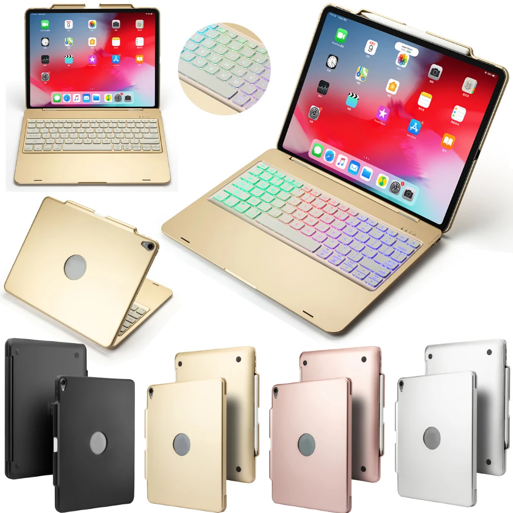 

Ultra Slim Shockproof Bluetooth Keyboard Cover For iPad Pro 12.9 2018 Case Wireless Keyboard Smart Cover For iPad Pro 12.9 Case