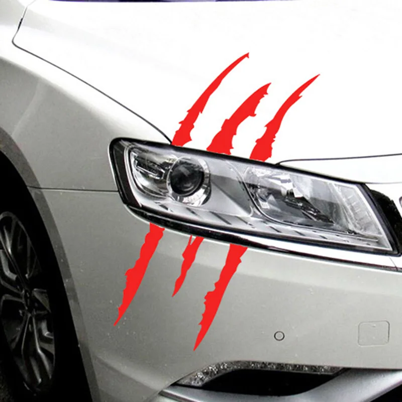 Reflective Monster Scratch Stripe Claw Marks Auto Headlight Decoration Car Vinyl Decal Sadoun.com