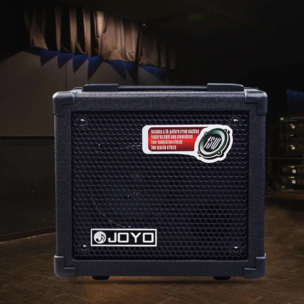 JOYO DC-15 акустический Электрический усилитель бас гитара мульти эффекты стерео динамик цифровой регулятор громкости усилитель аксессуары для гитары