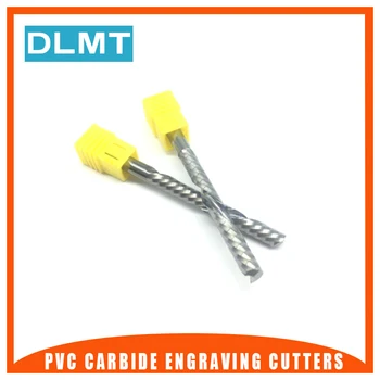 

1PC One Flute d6x50 6mm 50mm long Wood Milling Cutter high quality PVC Carbide Engraving Cutters CNC router bits acrylic
