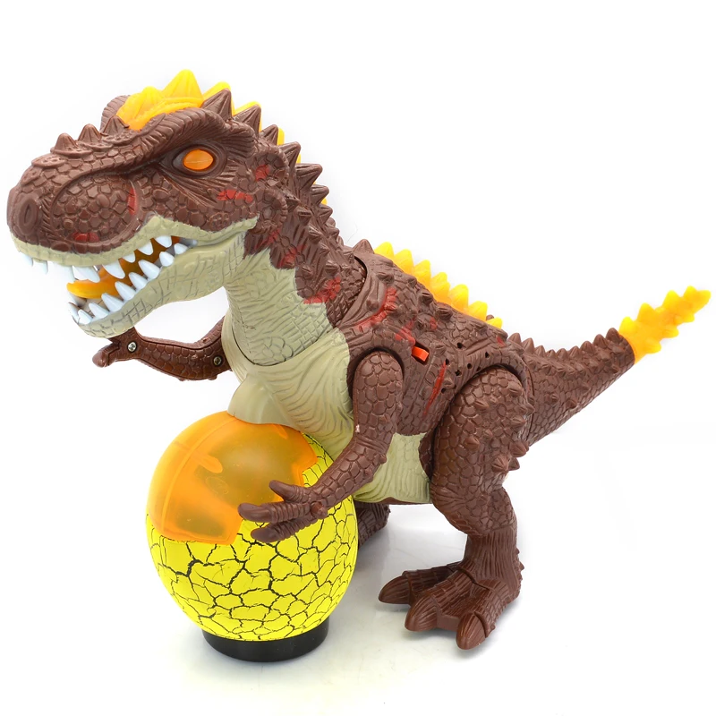 Новый реалистичный мир динозавров мигает пластиковые тираннозавры игрушка великолепный подарок электронный динозавр игрушки для детей