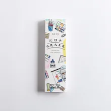 JUKUAI 30 шт./кор. написания жизни с канцелярские закладки для книги мультфильм рисунок маркер офисные товары школьные принадлежности 8241