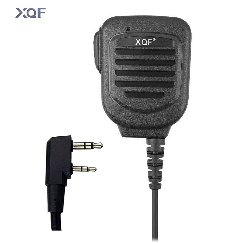 

XQF Walkie Talkie Hand Microphone SM109 Shoulder IP67 Waterproof Mic For Baofeng UV-5R UV-5RE For Kenwood TK-370 Two Way Radio
