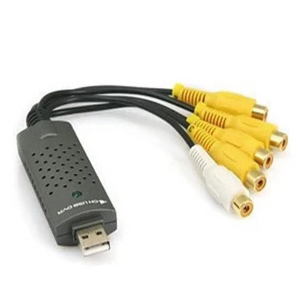 

4 Channels USB Videotapes to DVD converter Video Capture Adapter for Record Multi-format Video To Display on PC