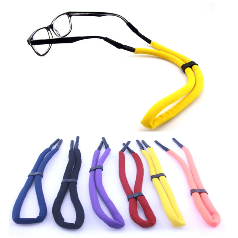 

50pcs High quality 6 colors Floating Cords Sun Glasses Adult Glasses Snowboard Fishermen Boaters eyeglasses chian lanyards