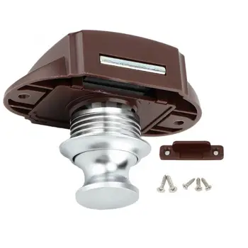 

Car Boat Keyless Push Button Lock RV Cabinet Drawer Safety Latch Lock Car Switch Relay Accessories
