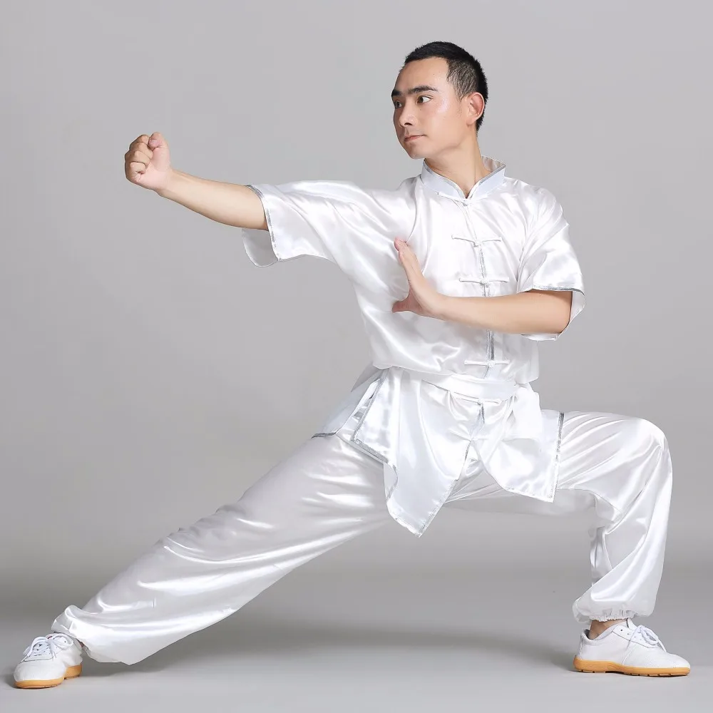 Китайская одежда с коротким рукавом wushu форма для кунг фу утренний тренировочный