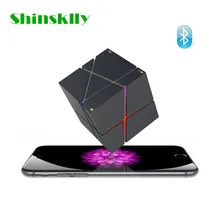 Qone Built-in 500mAh Battery Portable Mini Bluetooth Speaker LED 3W Stereo Sound Box Mp3 Player Subwoofer Speakers For phones