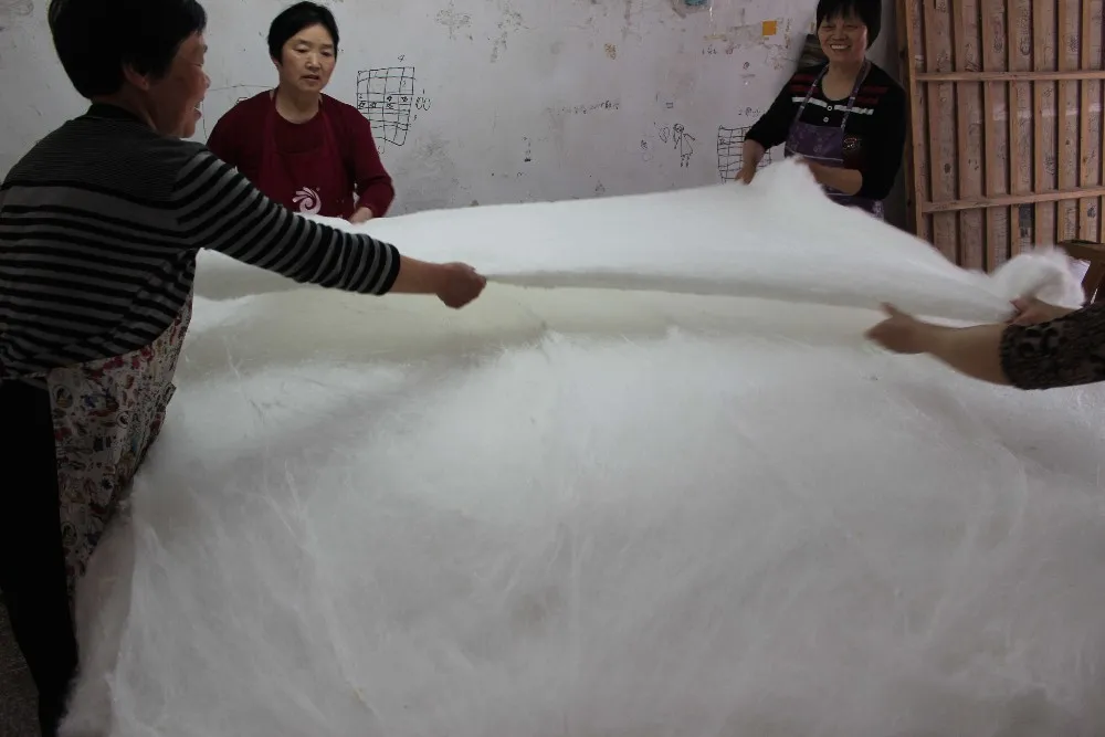 Ханчжоу, традиционное одеяло ручной работы из шелка тутового шелкопряда, детские одеяла из шелкопряда, шелковое стеганое одеяло, стеганое одеяло