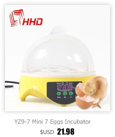 HHD Poultry Hatchery YZ8-48 Spare Parts 220V 110V Plastic Automatic Turn 48 Chicken Egg Trays Machine for Incubator with Motor