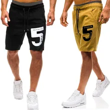 Womail Fashion Короткие штаны Для мужчин с буквенным узором двойные штаны с короткими штанами Повседневное эластичные Joggings спортивные Повседневное полиэстер шорты со шнурком на талии Прямая поставка Apr3