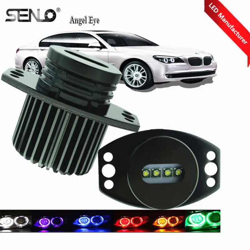 Светодиодная лампа ангельские глазки для BMW E60 E61 E63 E64 E70 X5 E71 E6 E87 E89 E92 E90 M3 белый свет