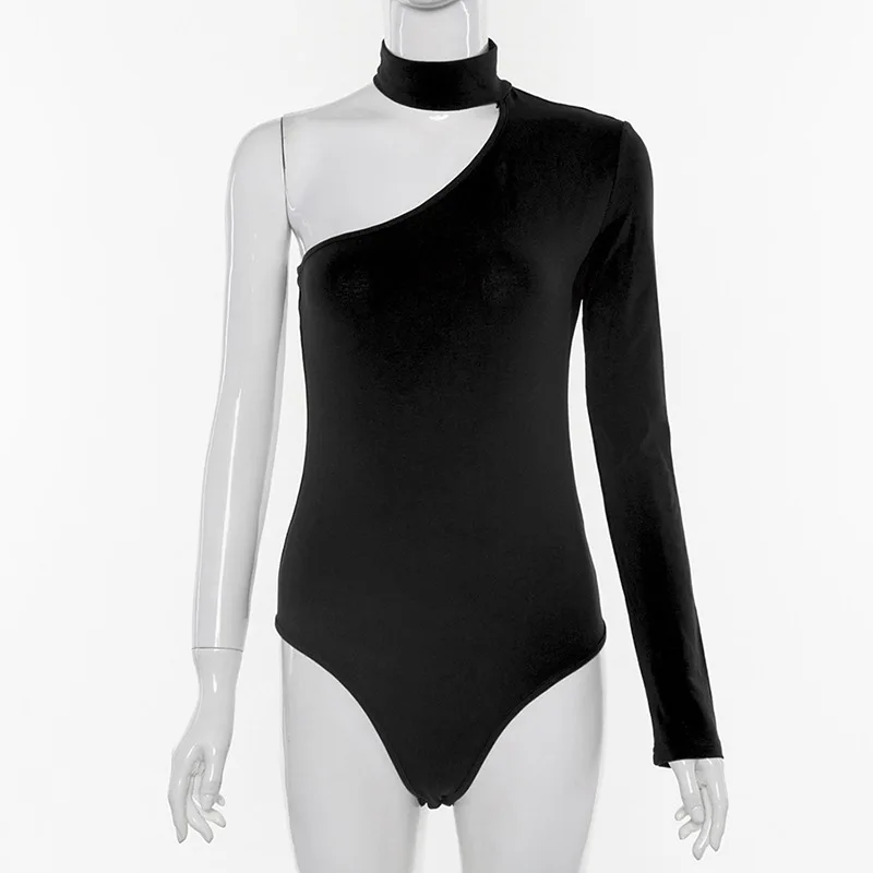 Bodysuit Sexy One shoulder Skinny Sleeveless Slim Bodycon Bodysuits Women O Neck Autumn Stretchy Minimalist Bodysuits Bodysuit Sexy One shoulder Skinny Sleeveless Slim Bodycon Bodysuits Women O Neck Autumn Stretchy Minimalist Bodysuits