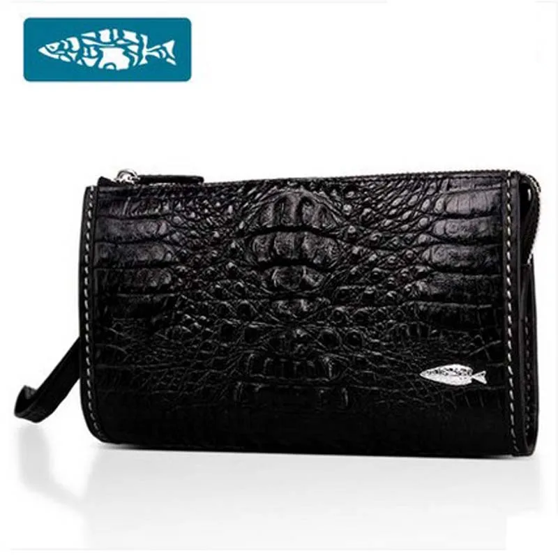 

yuanyu Import real crocodile leather men clutches luxury men big business men bags hand caught