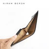 Hiram Beron Leather Wallet Men RFID Blocking Customized Holder Cow Leather Wallet Credit Card Genuine Wallet Men Gift 6