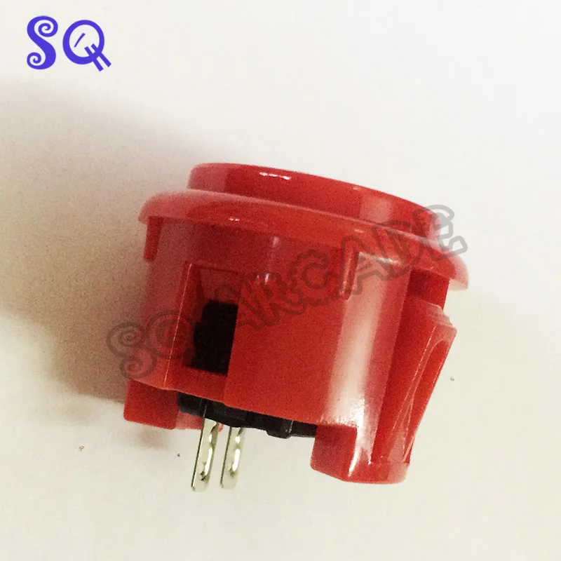 10 x OEM 30 мм кнопки заменить для аркадного копирования Sanwa Кнопка Mame KOF игры части 10 цветов - Цвет: red