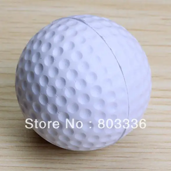Free Shipping 5pcs PU Golf Ball Training Soft Foam Balls Practice - White | Спорт и развлечения