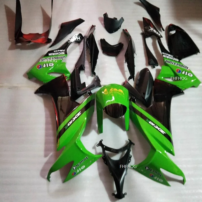 Зеленый/черный ZX10R 08 10 наборы обтекателей бодикон Cowling корпус ABS пластик для Kawasaki