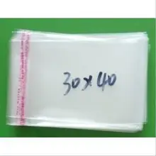 Толстая сумка! Упаковка сумки! 200 шт./лот(30*40 см) Ясно Запечатываемые полиэтиленовые пакеты, самоклеющиеся печать пластиковые пакеты