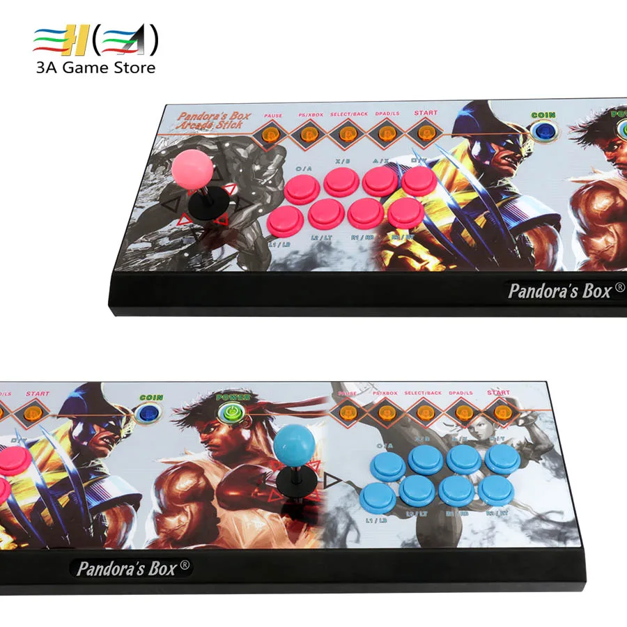Pandora Box 6 1300 in 1 8 button Family 2 players joystick arcade console support add FBA MAME PS1 game can add up to 3000 games Pandora Box 6 1300 in 1 8 button Family 2 players joystick arcade console support add FBA MAME PS1 game can add up to 3000 games