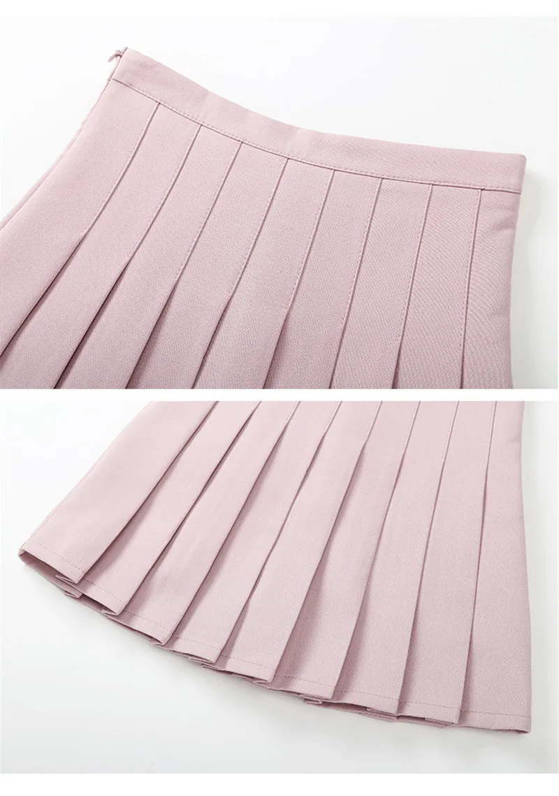 Детские плиссированные юбки для девочек г. Новинка, однотонные юбки для маленьких девочек Детская летняя одежда белый, серый, черный, розовый, От 3 до 13 лет, AA2777