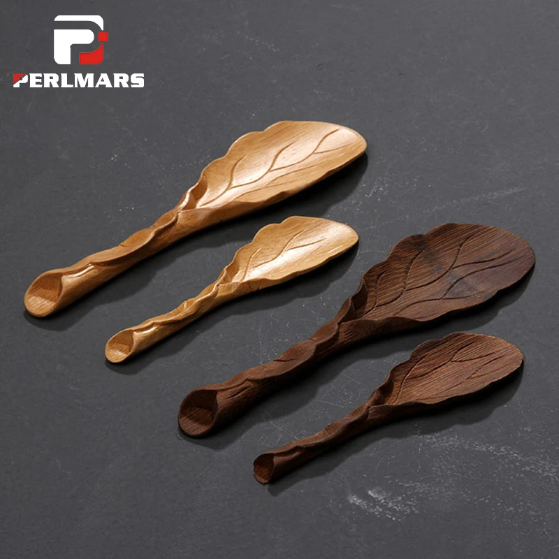Japanese Style Natural Ecological Bamboo Handmade Carving Coffee Tools