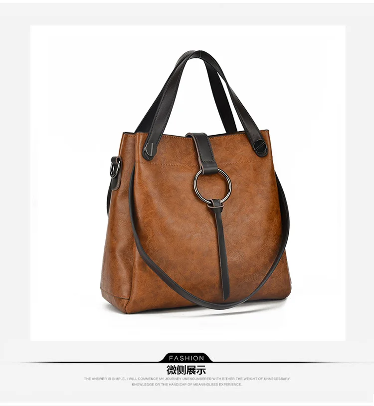 Высококачественные кожаные сумки, большая женская сумка, повседневные женские сумки, винтажные женские сумки через плечо, сумки-мессенджеры, женские сумки