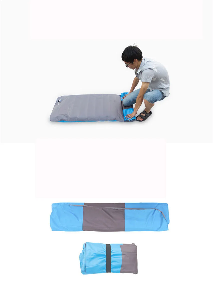 Наружный надувной матрас спальный коврик для пикника, кемпинга, пляжа, коврик для сиденья, подушка, подушка, надувная эпонж, ткань, воздушная подушка, коврик MG908