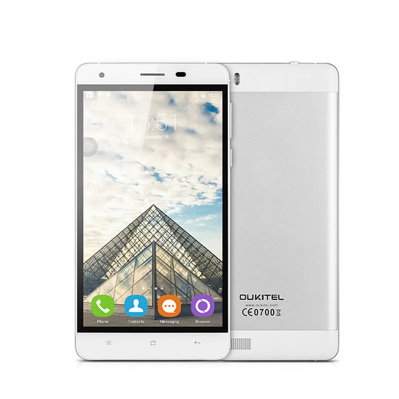Оригинальный 6000 мАч Oukitel K6000 5 &quotHD 4G мобильный телефон стандарта LTE на ОС Android 6 0