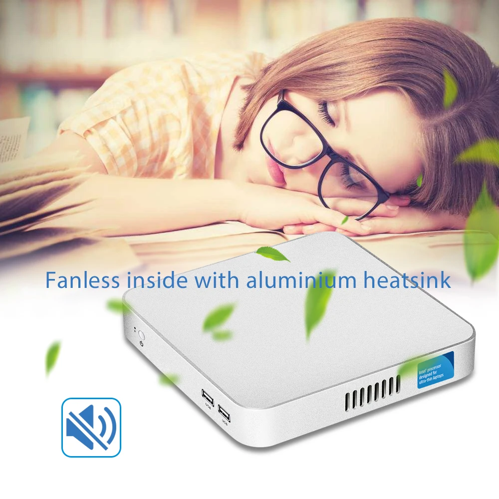 Mini PC Barebone Intel Core i5 4210Y i3 4010Y Windows 10 Mini Computer NUC Nettop Desktop minipc HD Graphics 4200 WIFI HDMI HTPC